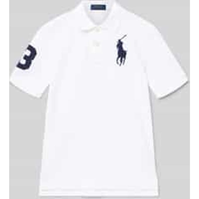 Poloshirt met labelstitching