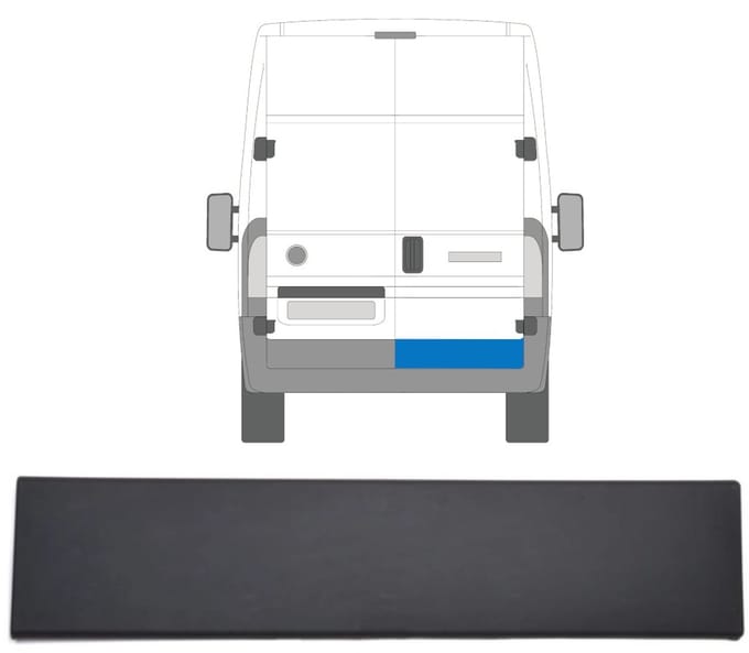 Sierlijst achterdeur voor Peugeot Boxer 2006-2018 / Rechts