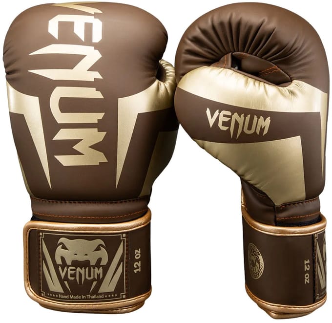 Venum Elite Bokshandschoenen – Bruin – 16 oz