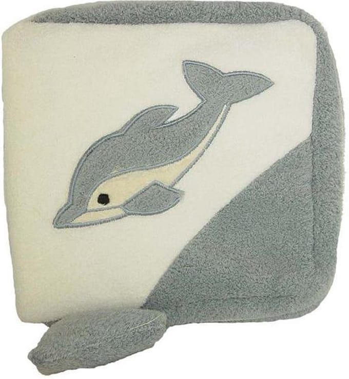 PIA Soft Toys - CD opbergmap / etui - Pluche Dolfijn - 17 cm