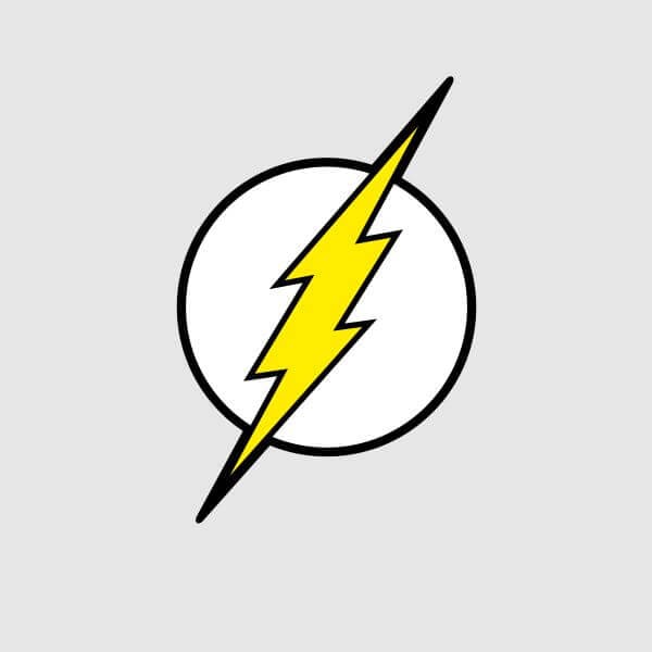 Justice League Flash Logo Women's T-Shirt - Grey - XS