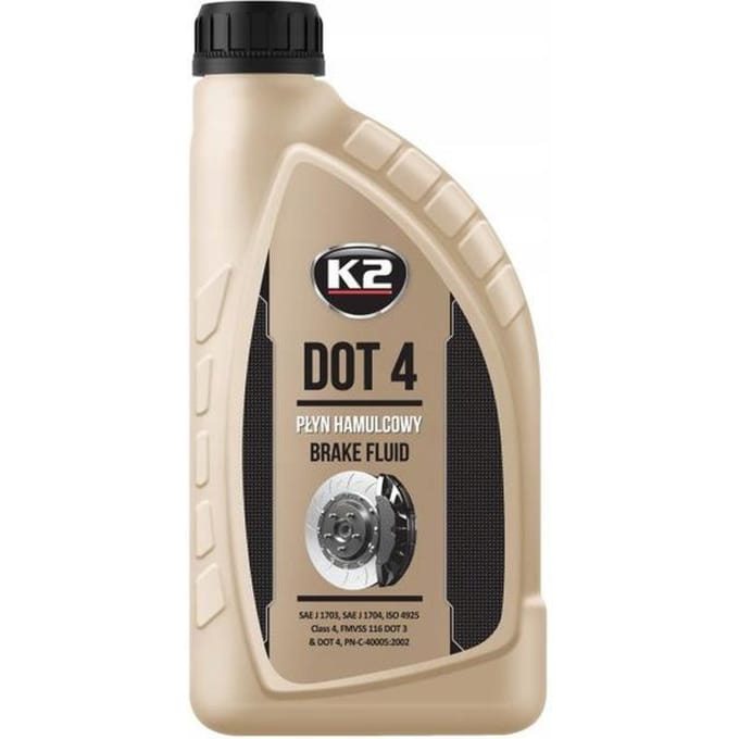 K2 T108 Serie - Remvloeistof - DOT 4 - 1L - Synthetisch