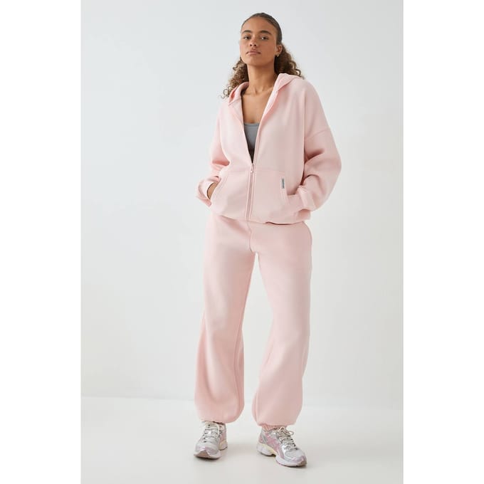 Dames Dsgn Studio Tall Oversized Jogger Met Omgeslagen Manchetten | Lichtroze | Maat: Medium