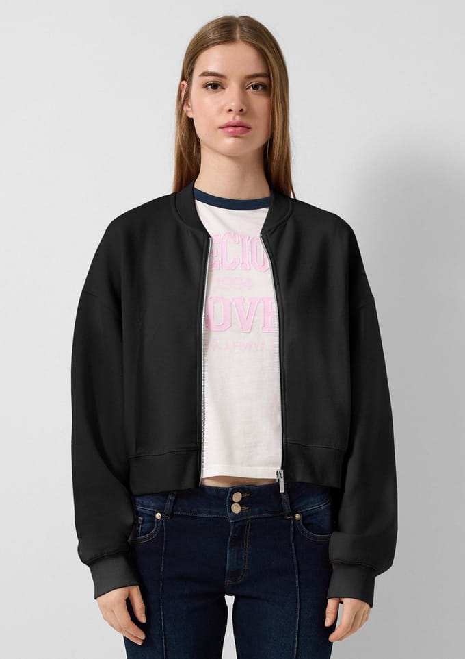Interlock Sweatshirt voor Dames QS