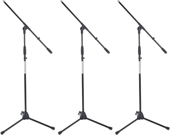 Microfoonstandaard met galgenarm - Robuust statief voor podium en studio