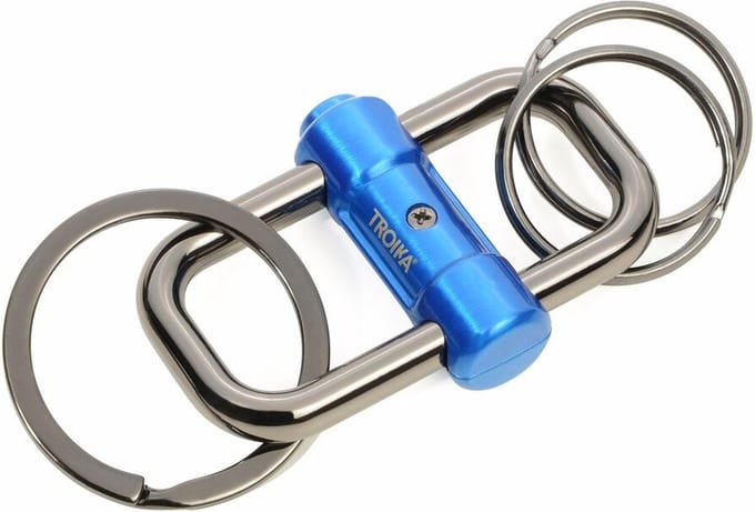 Troika sleutelhanger 2-WAY KEY (Blauw)