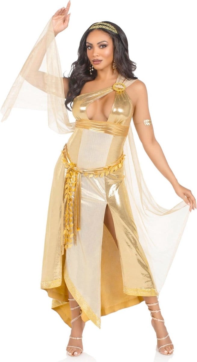 Leg Avenue - Golden Goddess Kostuum - S - Goudkleurig