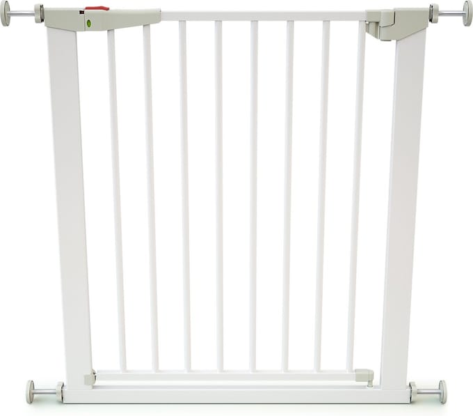 WEBABY Baby veiligheidshek in staal Wit 72,5 en 79,5 cm MOBI