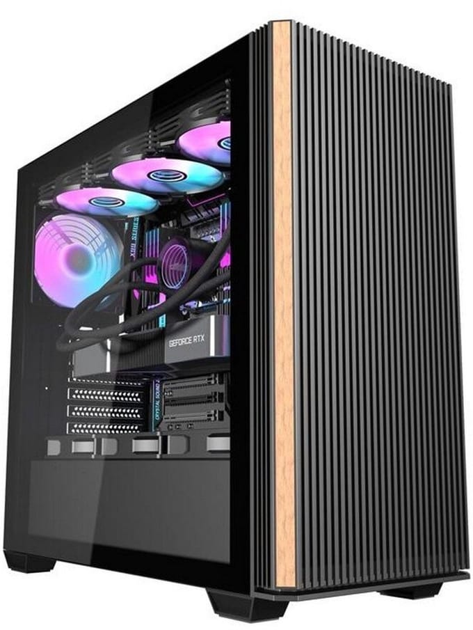 Darkflash Ds900Ws Atx M-Atx Computerbehuizing Met 4 Ventilatoren