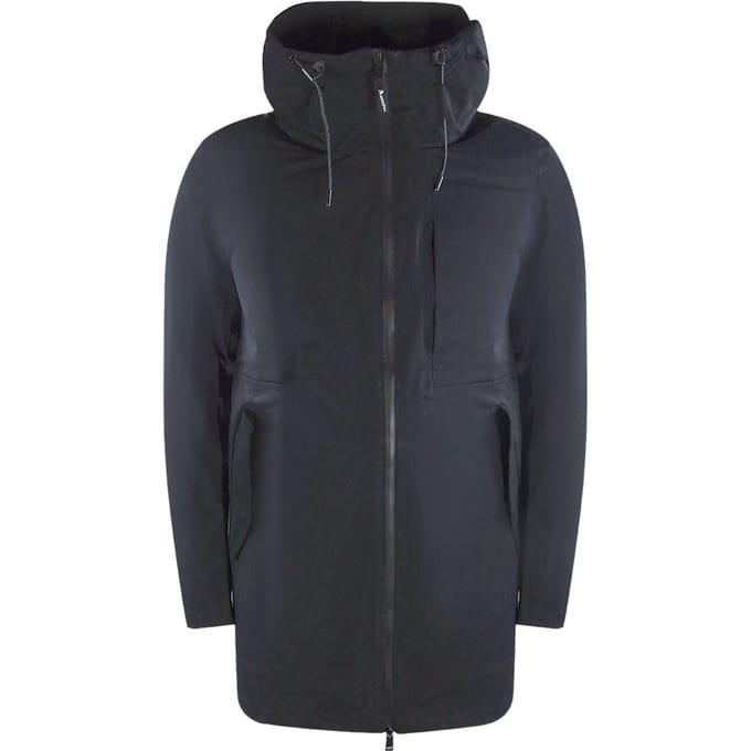 Aquascutum Active 3-way Parka Zwarte Donsparka Jas