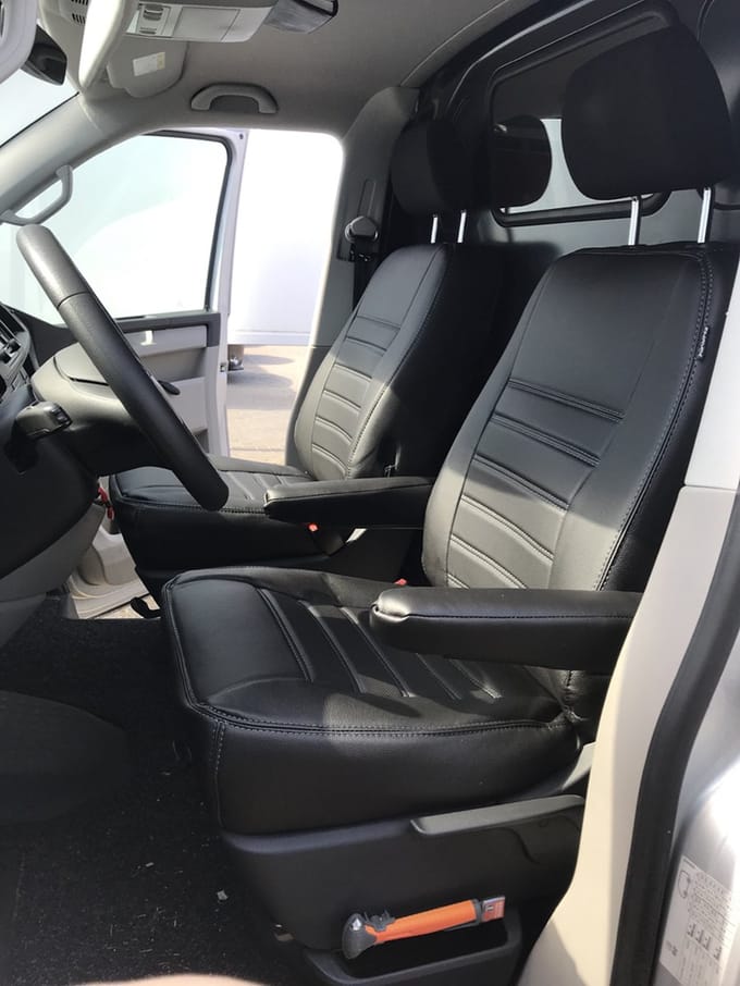 Automatten Volkswagen T6 Transporter stoelhoezen - California kunstleer