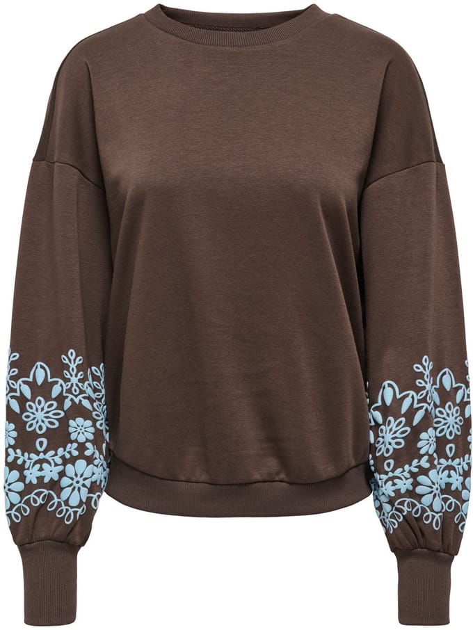 relaxed fit sweatshirt van pure katoenmix model 'BROOKE'