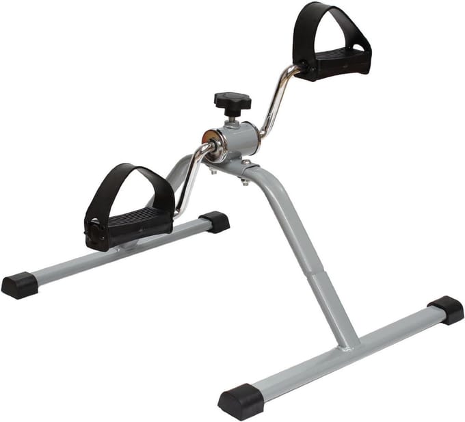 Arm en been trainer - Bewegingstrainer - Thuis trainen - Verstelbare weerstand - 48 x 37 x 27 cm - Grijs