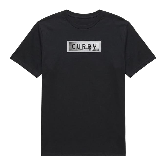 Under Armour Heren-T-shirt met Curry-print (Zwart)