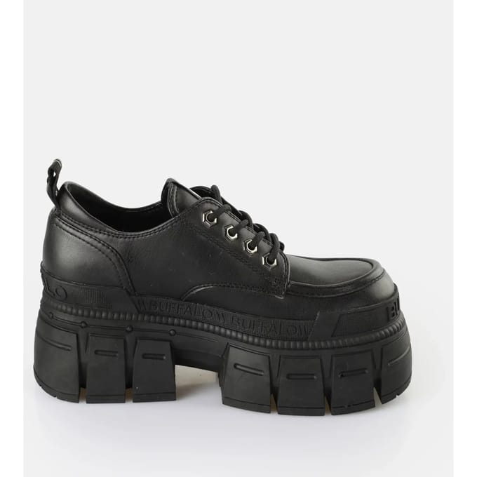 Dames Derbie Buffalo Gospher Lace Up Cs - Vegan Nappa