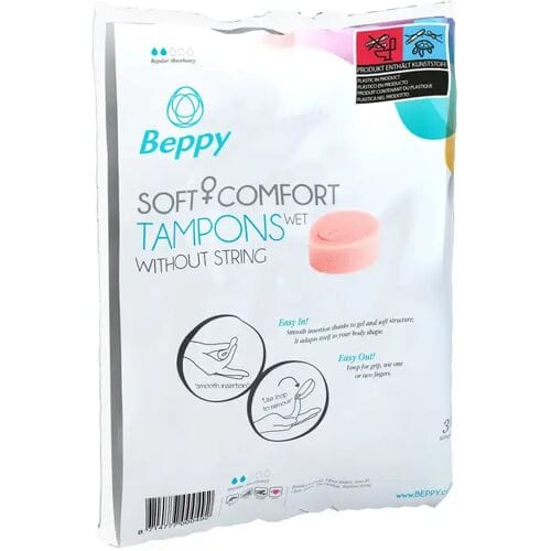 Beppy Soft+Comfort Tampons WET- 30 stuks - zonder touwtje