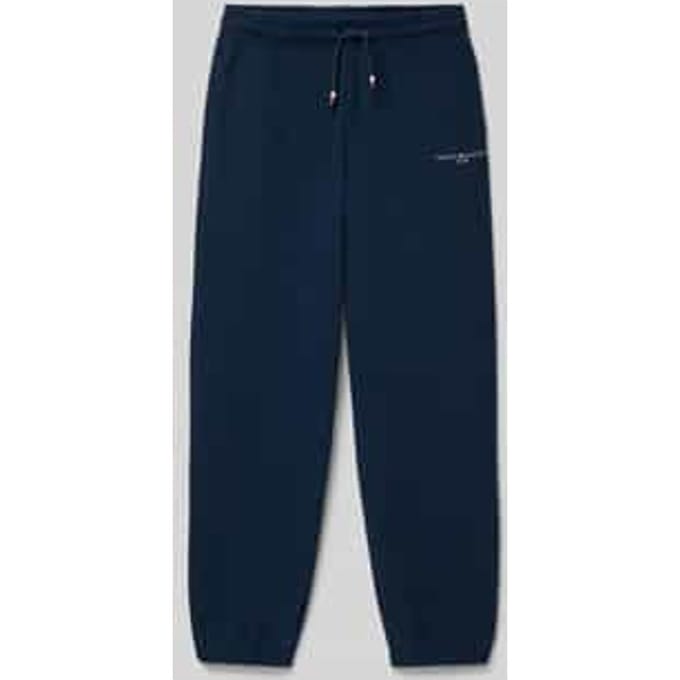 Regular fit sweatpants met labelprint