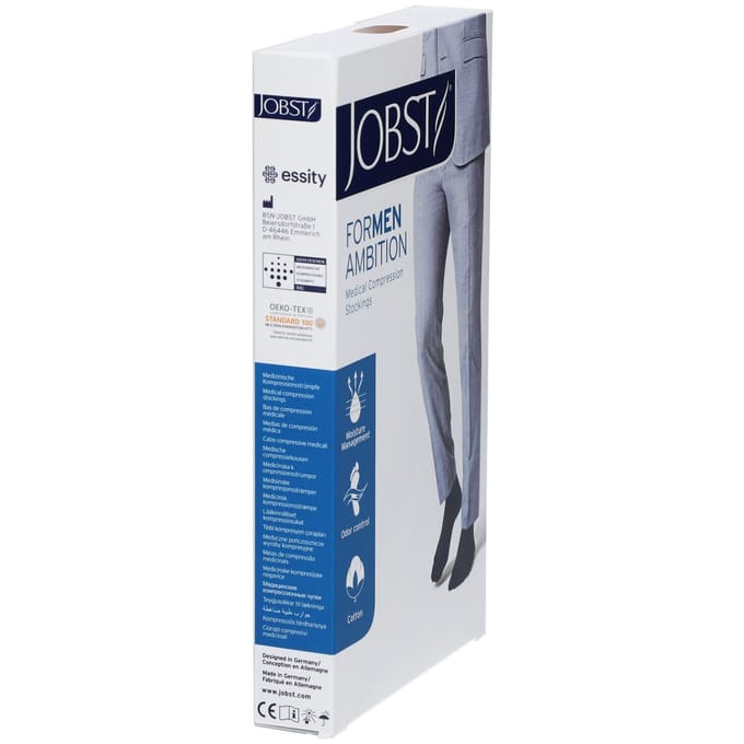 JOBST For Men Ambition Kniekous Compressieklasse 1 AD Navy Medium Kousen