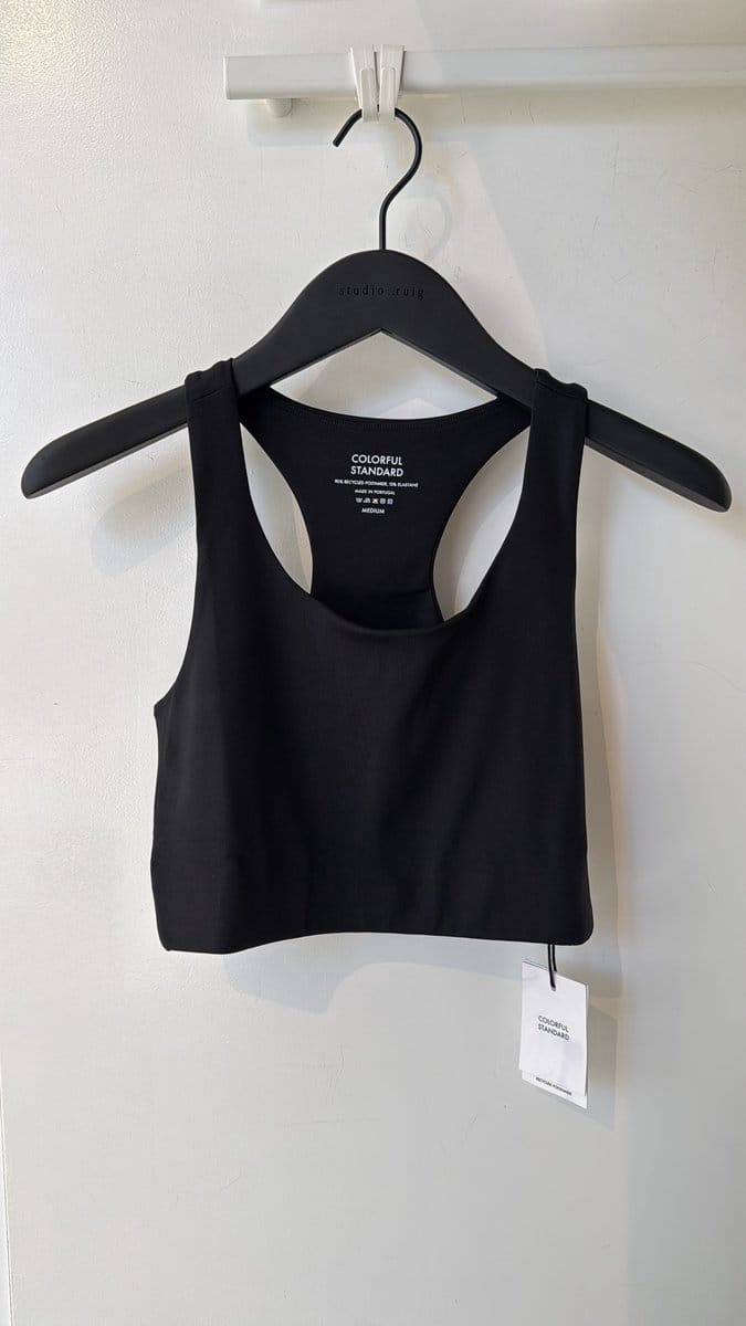 Active Cropped Bra Deep Black - maat L
