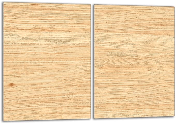 TMK ArtDeko - Glasplaat Bescherming - 40x52 cm - Houten Design