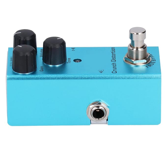 Elektrische Gitaar Effectpedaal Crunch Distortion Mini True Bypass Aluminiumlegering DC 9V JDF?3 black