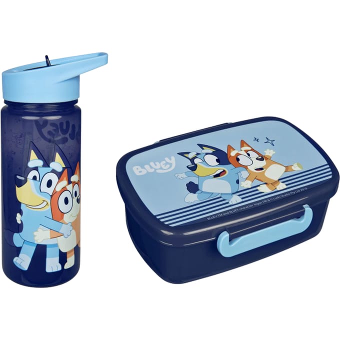 Bluey lunchset; lunchbox en drinkfles