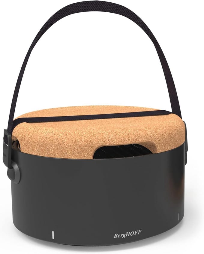 Draagbare houtskool tafelgrill - Compacte camping grill met accessoires