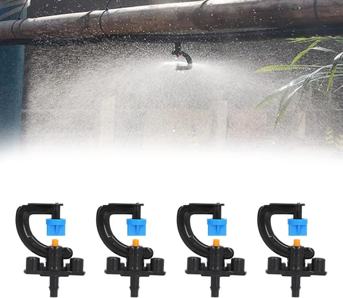 Dailygoods- Sproeikop Roterende G-type - Sproeier Tuin - Sproeikop Tuinslang - Irrigatieapparatuur - Efficiënte Besproeiing - Micro Nozzle