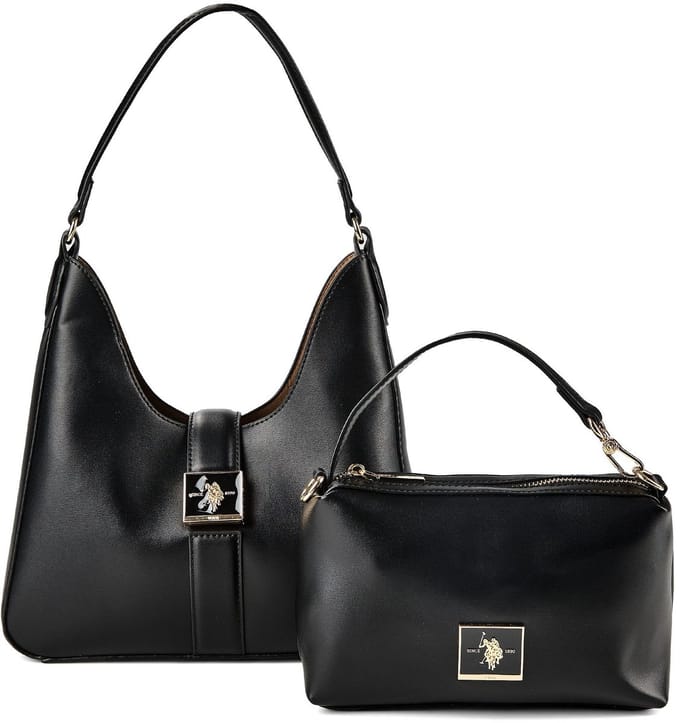 U.S. POLO ASSN. schoudertas Margaret Hobo Bag Black zwart
