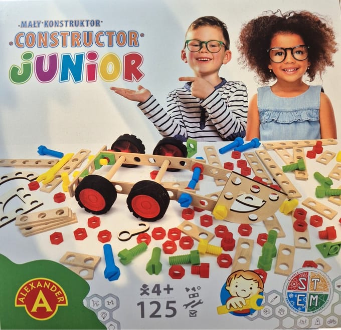 Alexander Toys Constructor Junior - Doe het zelf bouwpakketten - 125p