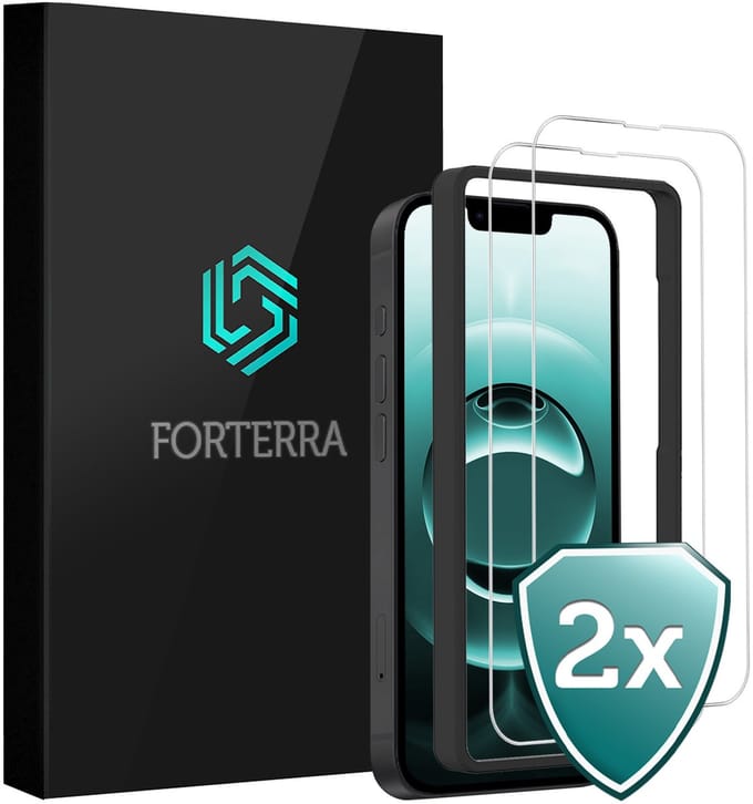Screenprotector 2 Stuks - Geschikt voor Apple iPhone 16e - Met Installatie Frame - Beschermglas - Gehard Glas - Tempered Glass - Screen Protector