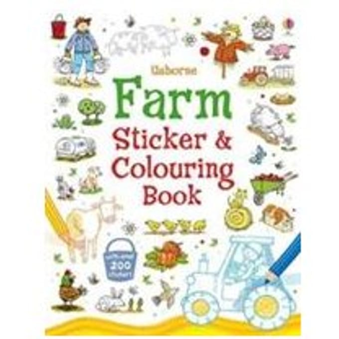 Farm Sticker And Colouring Book - Jessica Greenwell