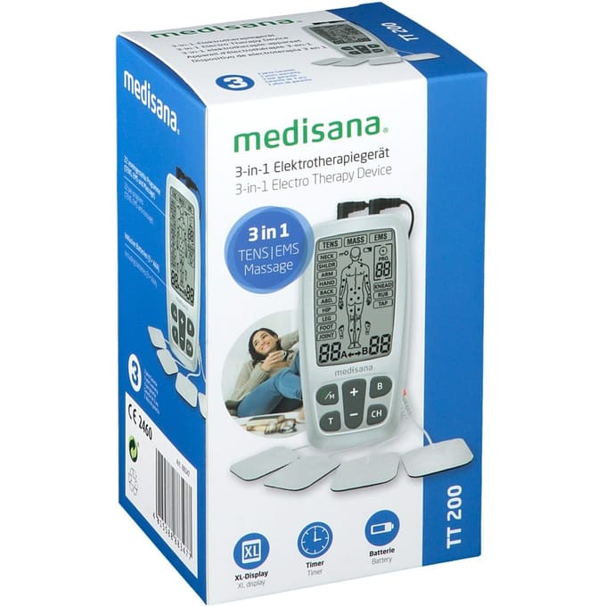 Medisana TT 200 – 3-in-1 elektrotherapie apparaat