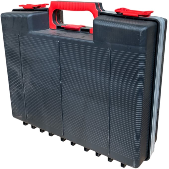 Dimartino Cargo Toolbox – Onderdeelendoos met 2 Lagen – 37 × 30 × 17 cm – Inclusief Assortiment