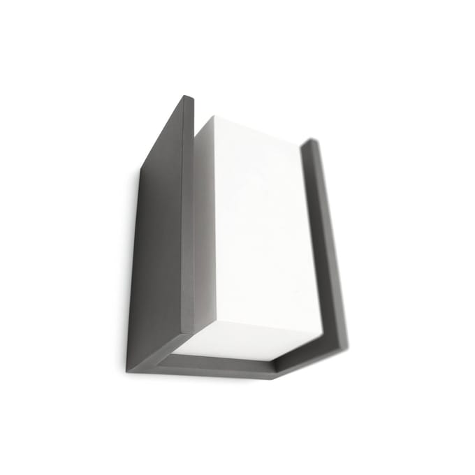 Philips LED Bridge Wandleuchte Anthrazit 1x42W 230 8719514385801 Wandlamp Gloeilamp E27 42 W Antraciet