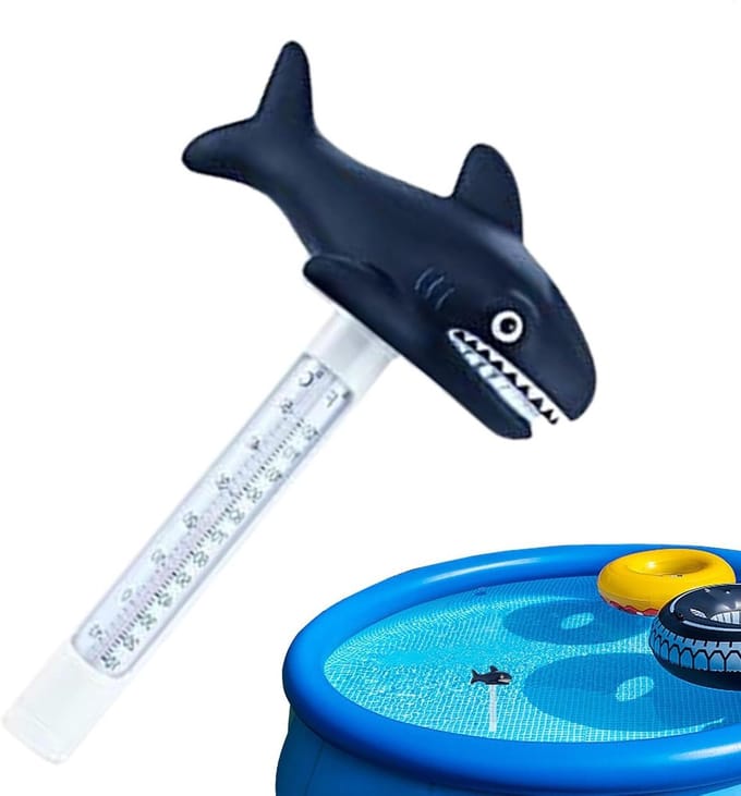 Digitale thermometer - Badthermometer kind - Watertemperatuur meten - Leesbaar display - 21 cm - Vis