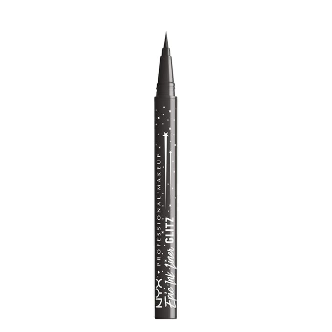 NYX Professional Make Up Epic Ink Liner Glitz Eyeliner - Intense kleur - Metallic - Graphite Glitz - 1 ST
