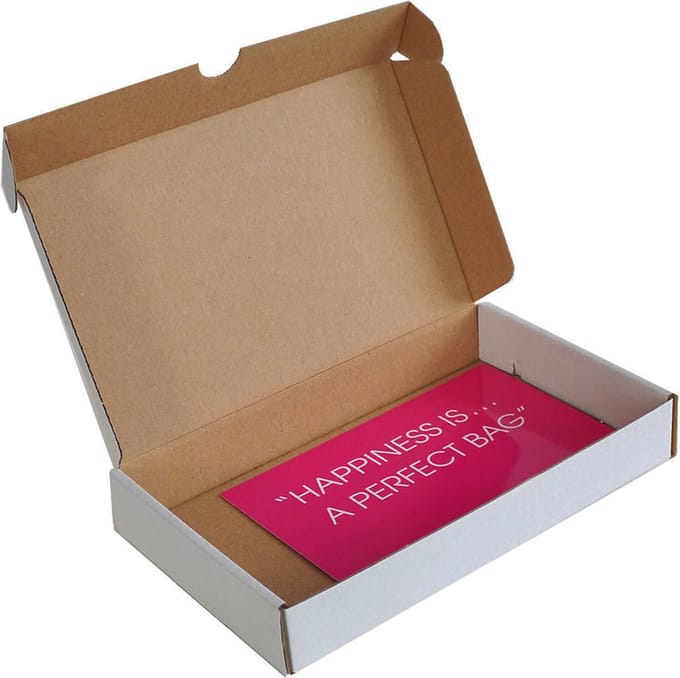 Bovenlader A6 Brievenbusdoos - Wit - 50 Dozen