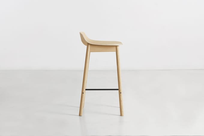 Woud Mono Counter Stoel - eiken, natuur