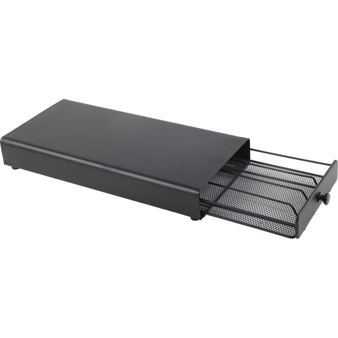 Koffiepad Opberglade Compacte Pad Capsule Houder Stofdicht Koffiecapsule Lade Ruimtebesparend L gray