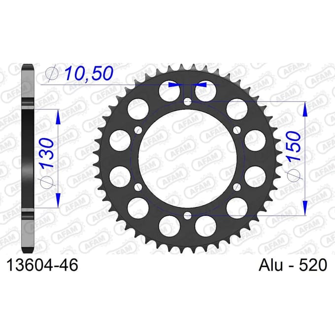 Tandwiel Afam 520 46 dents