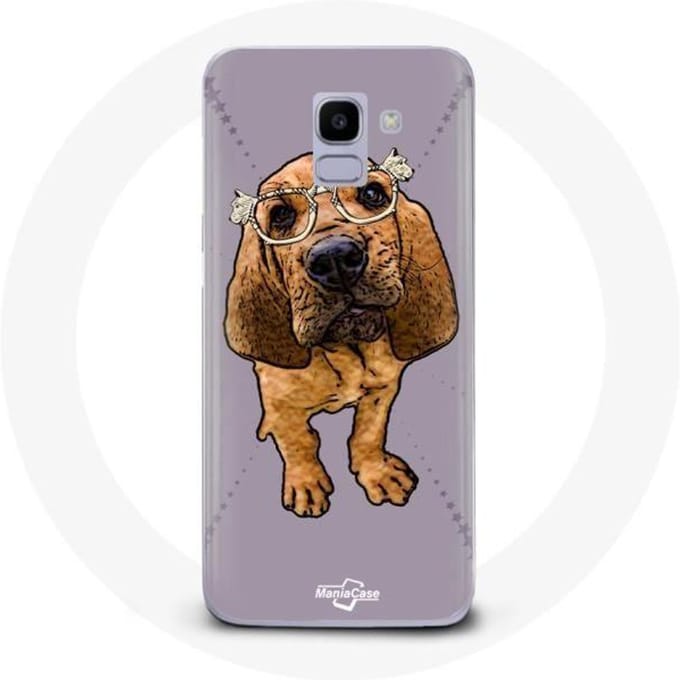 Coque pour Samsung Galaxy A6 2018 Beagle Race de chiens dessin Animé