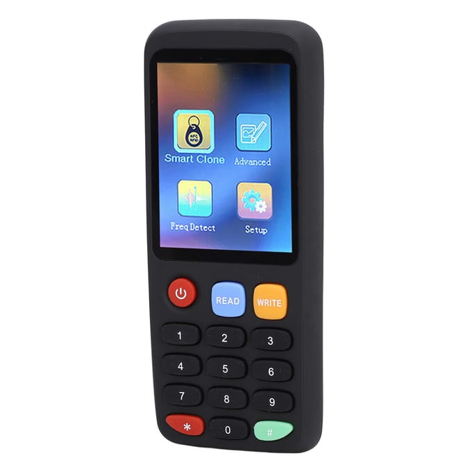 IC ID-kopiëren met 5 stuks IC NFC-kaarten 5 stuks ID-sleutelhangers Type C-interface 400 mAh-batterij Chinees en blue