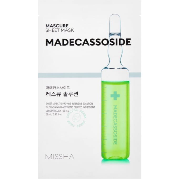 Missha Mascure Rescue Solution Sheet Mask Madecassoside 28 ml