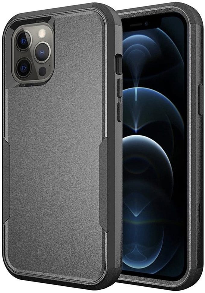 Shockproof Hoesje geschikt voor iPhone 16 Pro Max - Mobiq Layered Armor Case geschikt voor iPhone 16 Pro Max