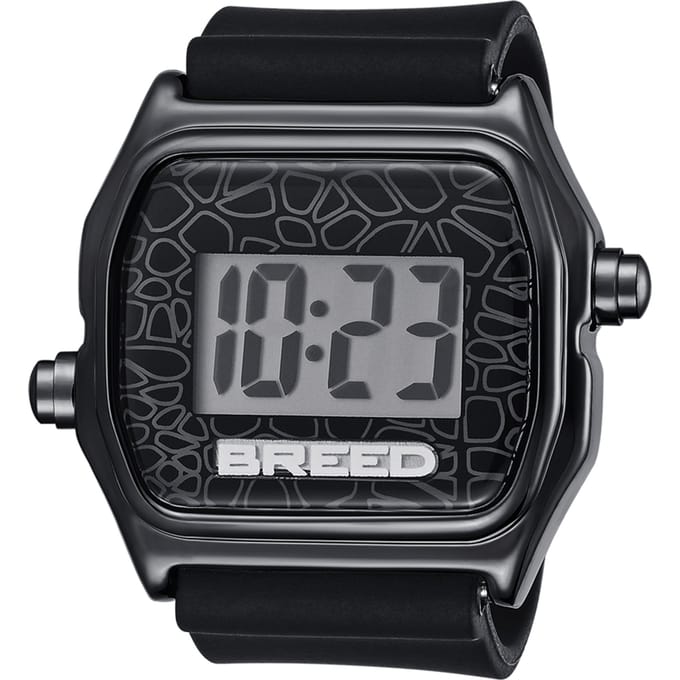Breed Austin LCD siliconen ringhorloge