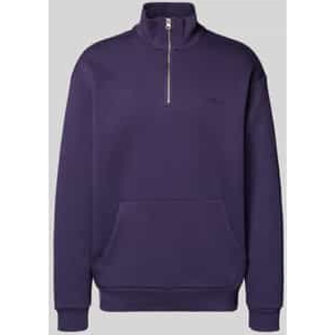 Sweatshirt met labelprint