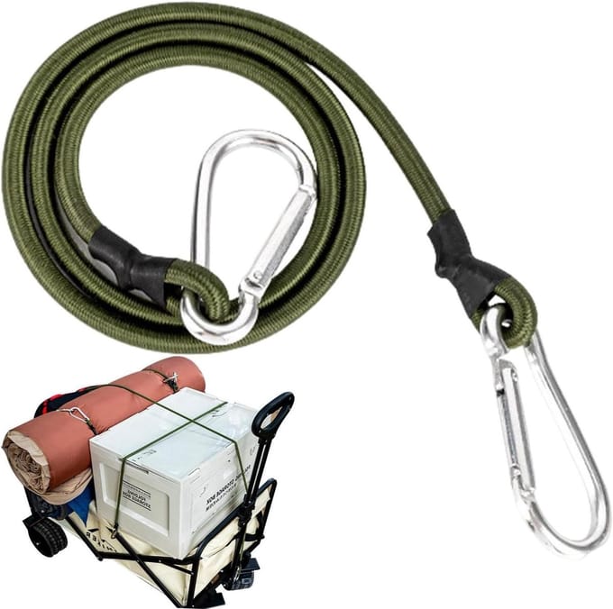 Elastisch Touw - Verstelbare Band - Outdoor Activiteiten - Aanpasbare Spanning - 90 cm - Zwart