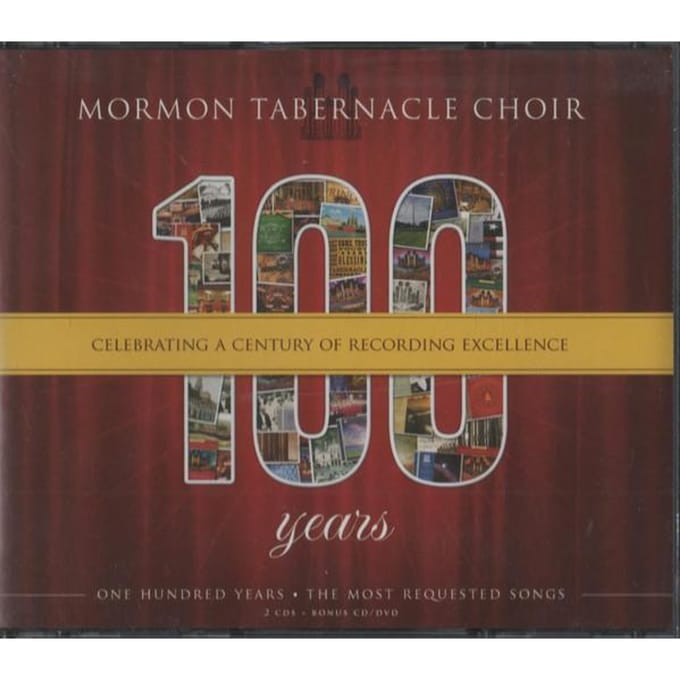 CD MORMON TABERNACLE CHOIR - 100: Viering van een Eeuw van Recor SKU5038092 Mormon Tabernakel 2010 VS Klassiek Gebruikt gray