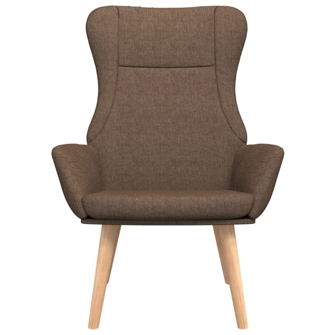 vidaXL - Relaxstoel - stof - bruin